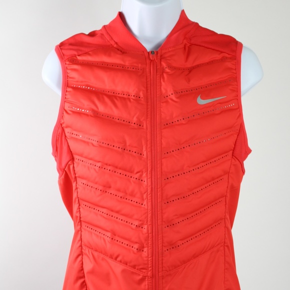 red nike vest womens 